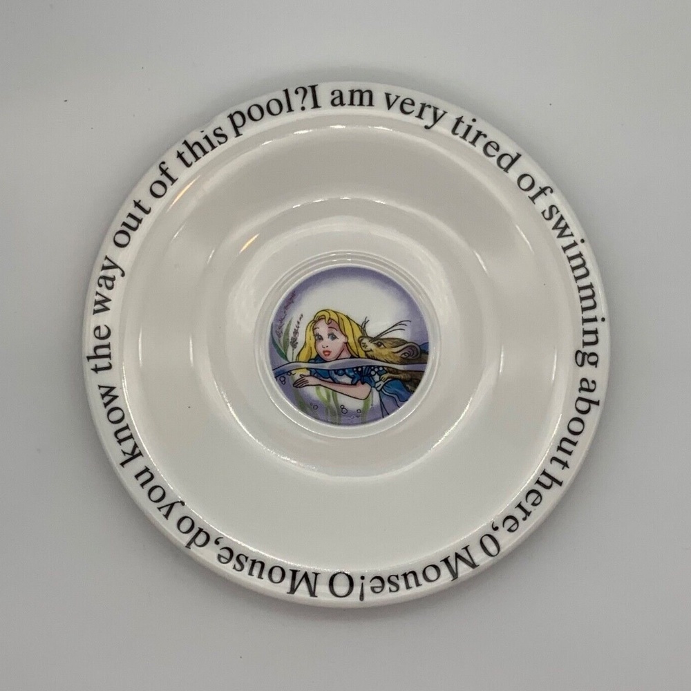 Paul Cardew Classic Alice In Wonderland 6" Saucer Plate